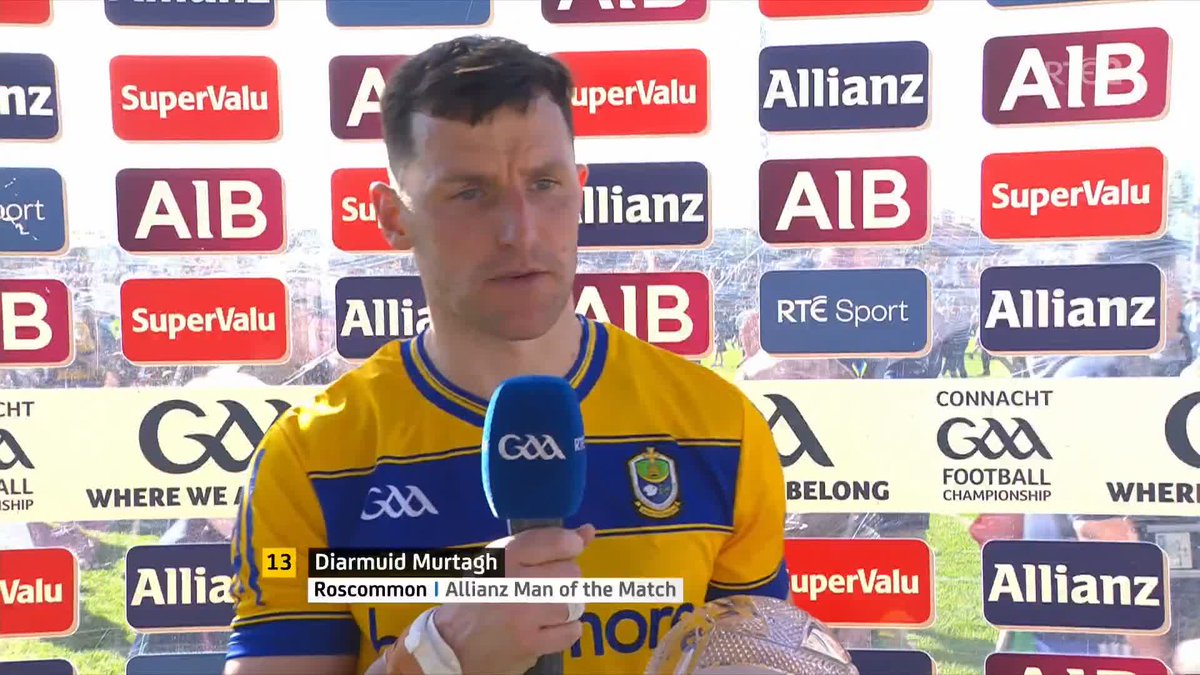 Roscommon's Diarmuid Murtagh is your man of the match from the win over Mayo