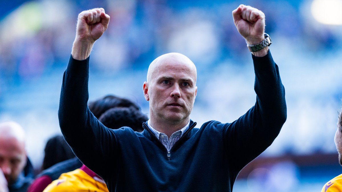 Jens Berthel Askou reacts to an excellent win over Rangers.