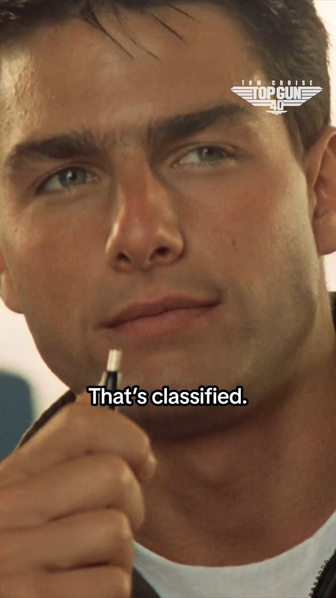 Us when work asks why we need to leave early on May 13. 😎 #TopGun