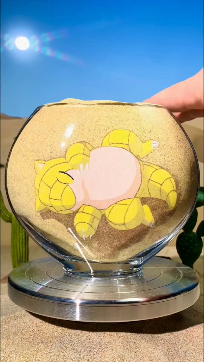 Sandshrew... made of sand?! Check out this Sandshrew art to celebrate its debut! The Spring Festival 2026 event starts on April 27th! 🍀 #PokemonSleep