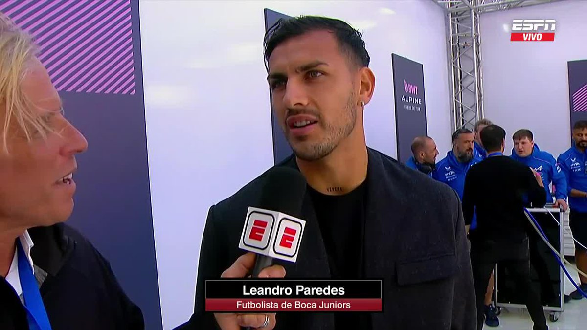 "Paredes": Por su presencia en la exhibición de Franco Colapinto