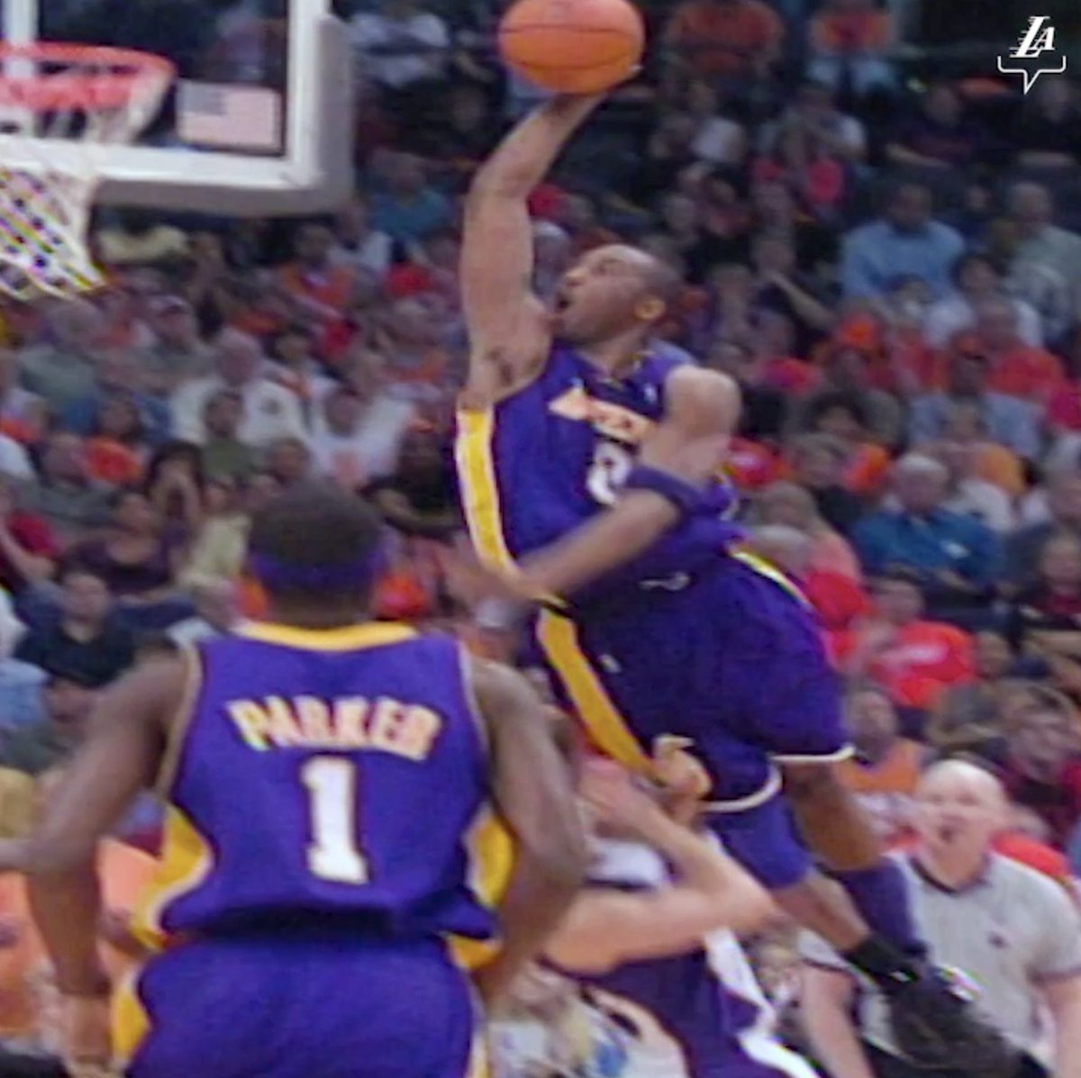 20 years ago today: Kobe Bryant’s poster dunk on Steve Nash in the NBA Playoffs 🔥