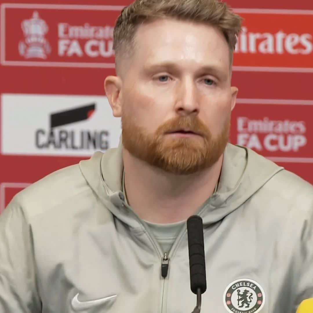 "He's a winner, he's massive for this group" 💪 Chelsea interim boss Calum McFarlane praises Enzo Fernandez's impact after he scored the winner at Wembley against Leeds 🔵