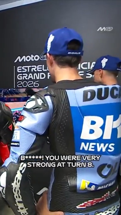 Wind 🌬️ apologies 🙏 and losing the front 😬, here’s what our top 3 said before the podium 🏆 #SpanishGP 🇪🇸