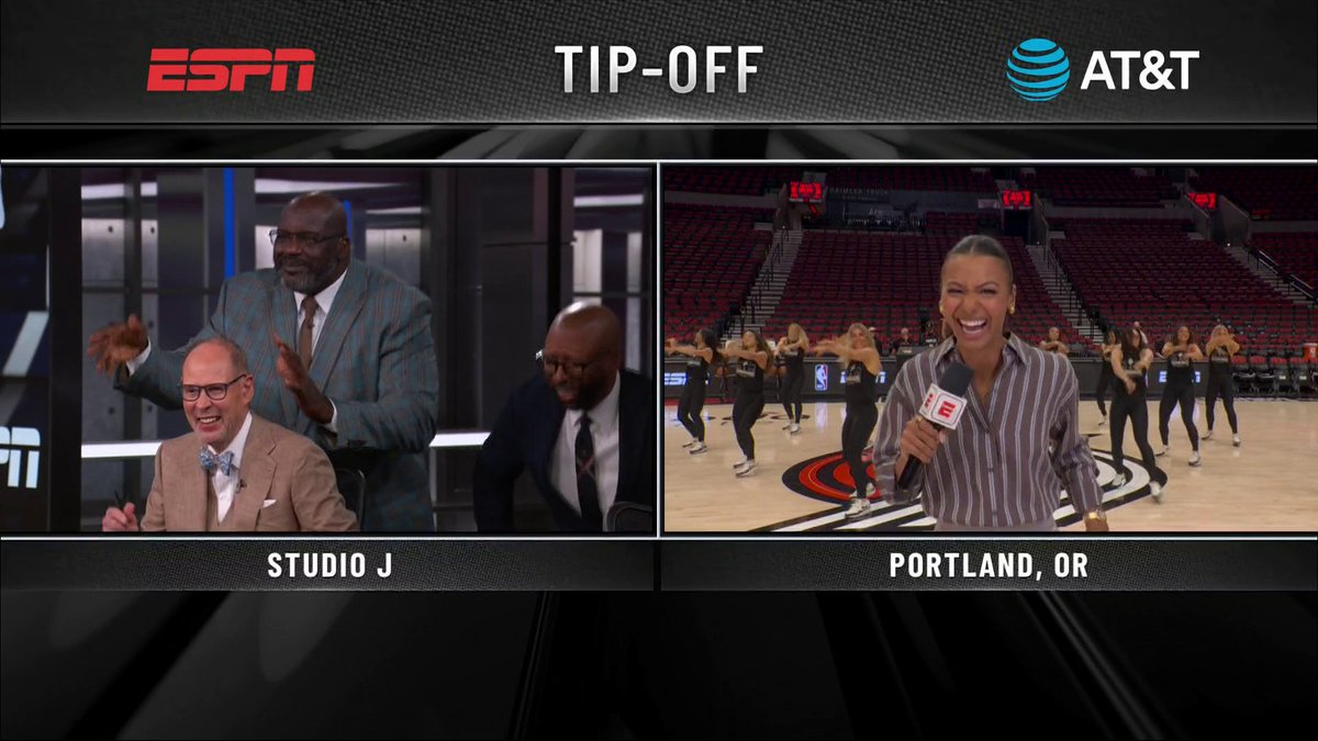 Inside the NBA dance battle 😂