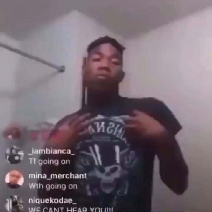 shamar on instagram live on an old android, loud asf reaction video