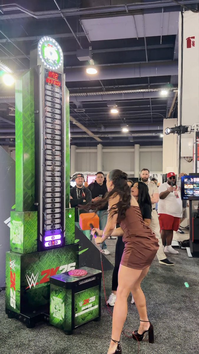 So much happened at the WWE 2K Booth on day 1 of WWE World. We got you covered in case you missed it 😉 #WWE2K26 #WrestleMania