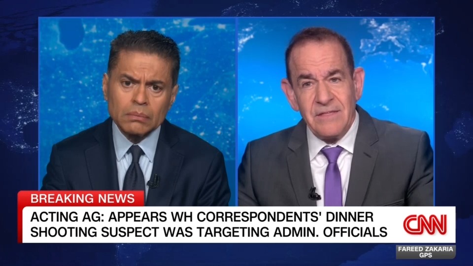 What does the alarming shooting at the White House Correspondents' Dinner last night tell us about American politics and society? I asked Tim Naftali: