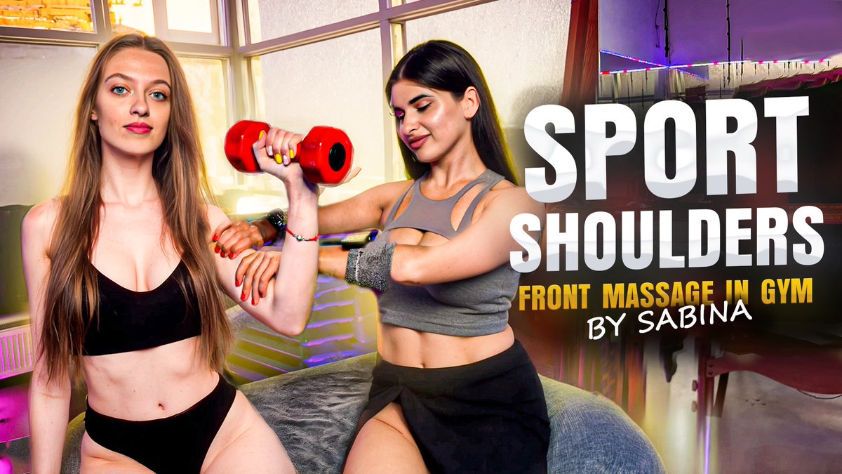 SPORT Shoulders and Front Massage in Gym by Sabina 💆♀️ Deep shoulder work, chest muscle relaxation and calming ASMR sounds after training. #ASMR #Massage #SportsMassage #ShoulderMassage #GymMassage #RelaxingASMR #MassageTherapy #DeepRelaxation #ASMRVideo