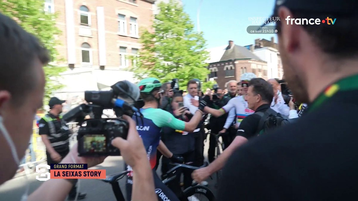 #Stade2 | 🚴 La Seixas story 🤩 Le prodige de 19 ans vient de vivre une semaine incroyable. Vainqueur de la Flèche Wallonne, Seixas a tenu tête ce dimanche à l’immense Tadej Pogacar sur Liège-Bastogne-Liège 📺 Suivez Stade 2 en direct :