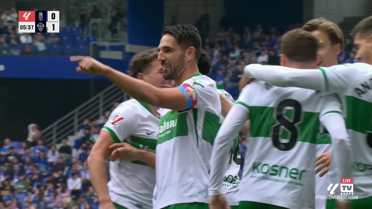 That’s an absolute rocket from Elche’s Pedro Bigas. Wow.