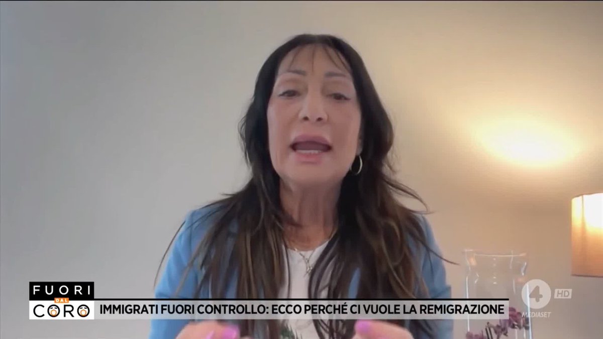 "La remigrazione è necessaria, è un atto d'amore verso il nostro Paese" Anna Maria Cisint a #Fuoridalcoro