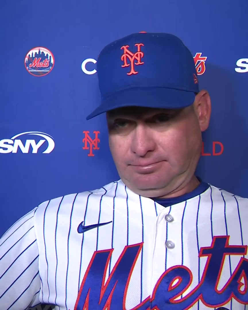 Carlos Mendoza is asked if the Mets' struggles are fixable: "Yes. We've got to do something. That's not a good showing. We've got to fix it."