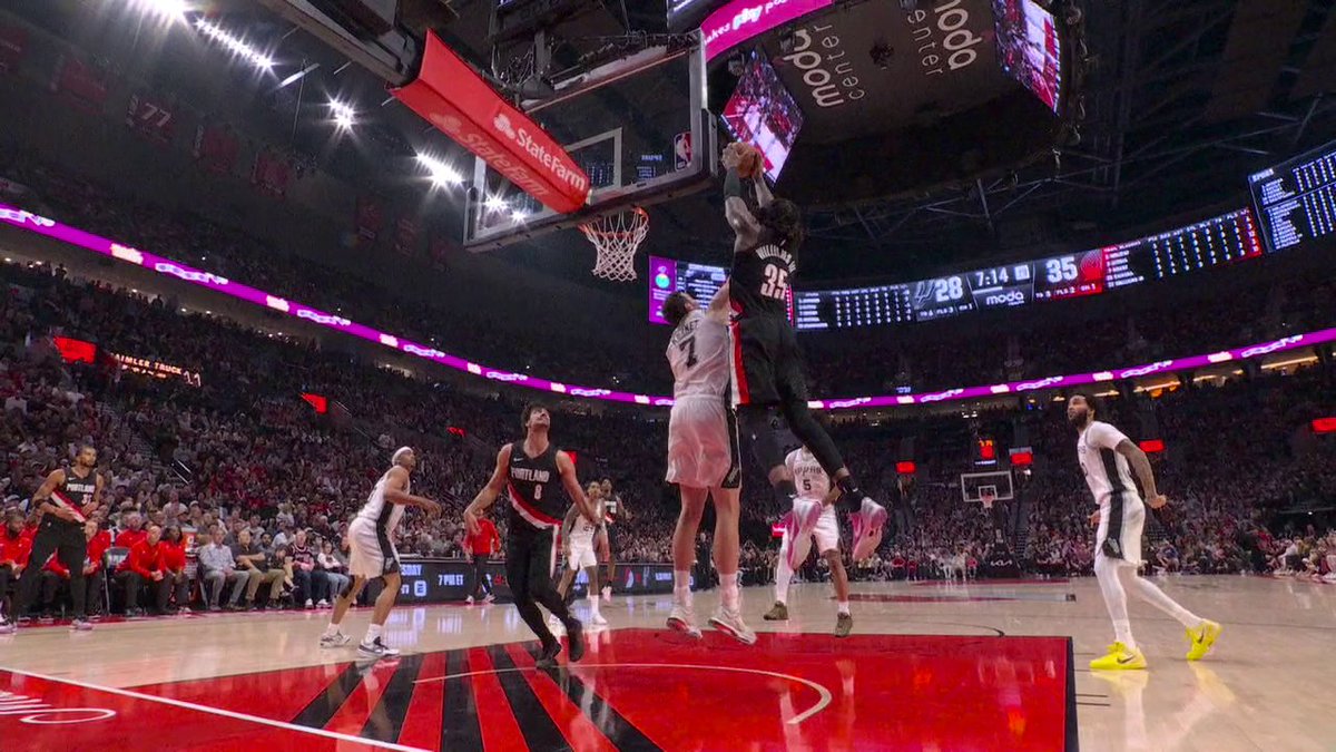 A good one is brewing in Portland 👀 Watch Spurs-Trail Blazers on ESPN and the ESPN App 🍿