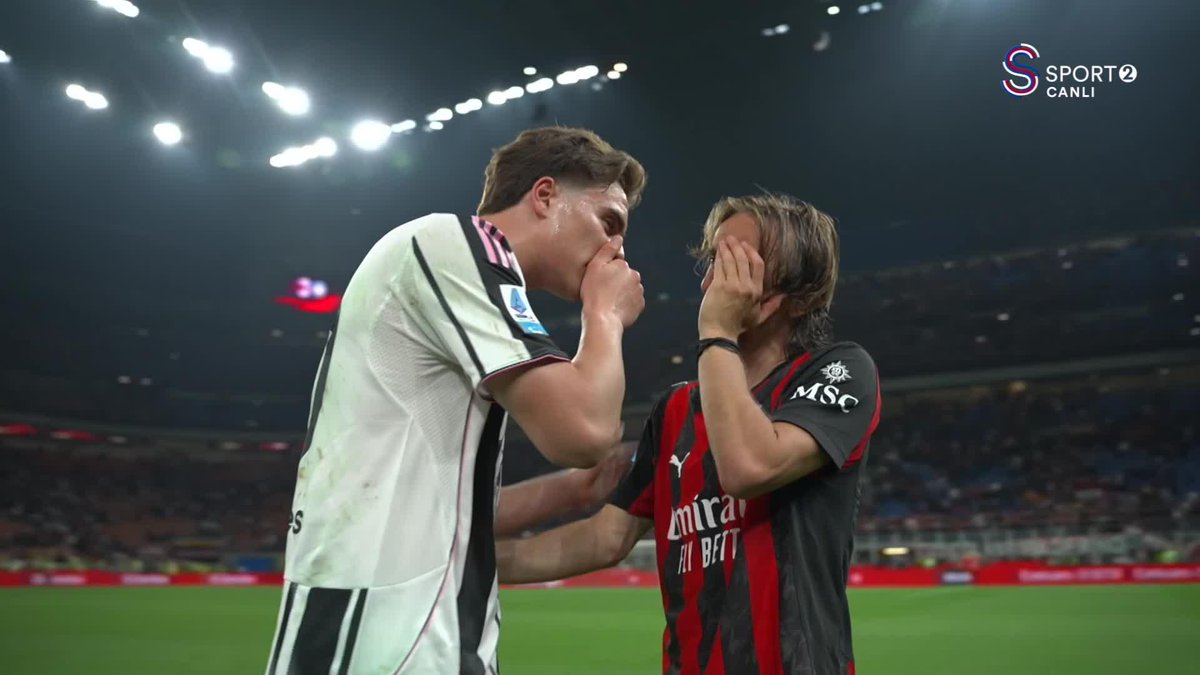 Kenan Yıldız ve Luka Modric maç sonu bir arada! 🇹🇷🇭🇷 🟡 iddaa &
