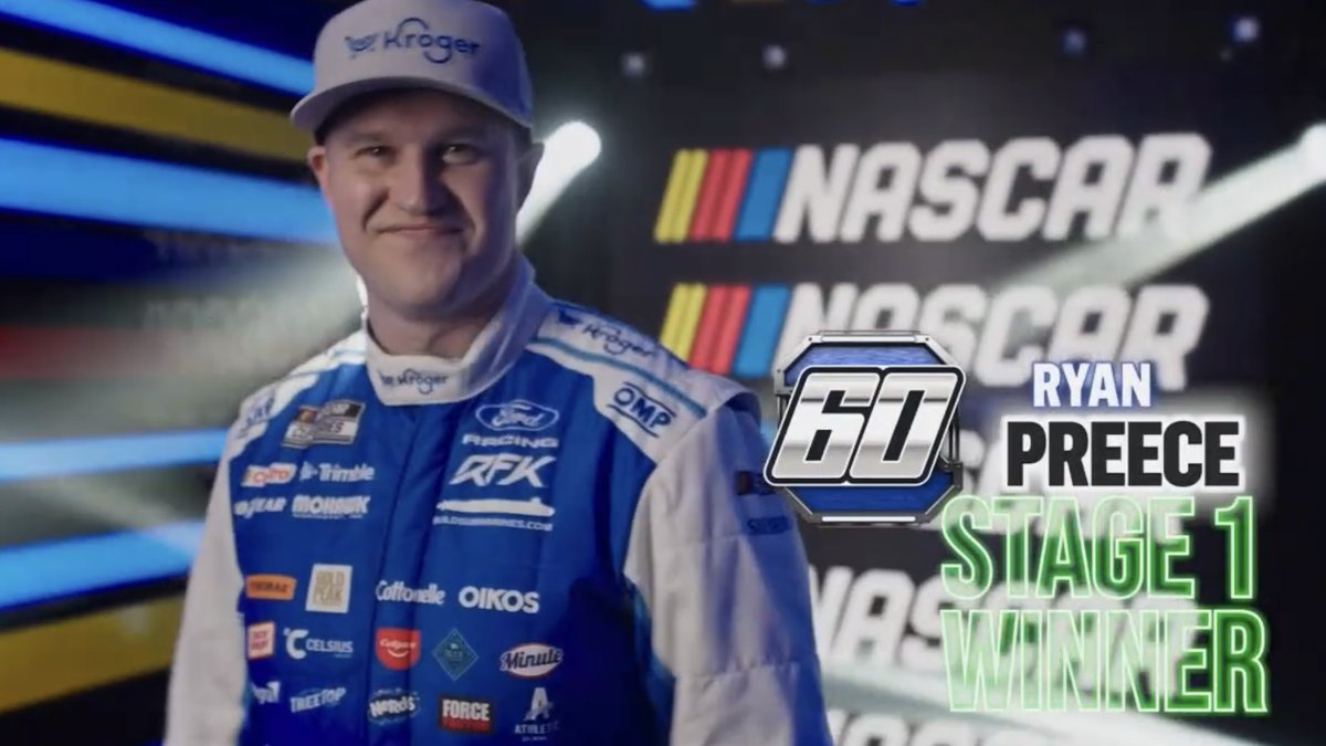 Stage 1: Ryan Preece! Stage 2: ??? Stage 3: ??? FOX | @WatchFOXOne