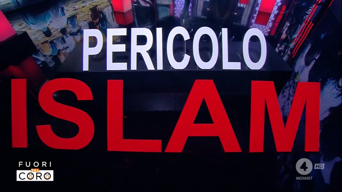 "Si parla tanto di pericolo per una ricostituzione del partito fascista, ma perché non si parla del pericolo della costituzione di un partito islamista?" Mario Giordano a #Fuoridalcoro
