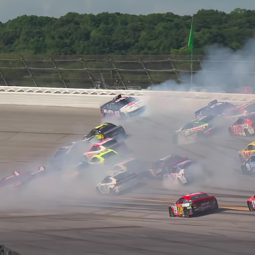 .FOX: NASCAR takes a closer look at the crash on Lap 115.