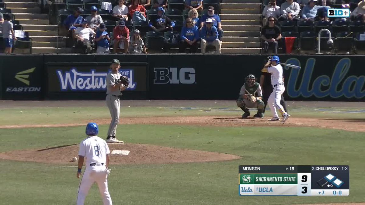 Roch Cholowsky hits his 2nd of the game! That's 4 long balls this week and 4 multihomer games this season. (🎥 UCLA Baseball)