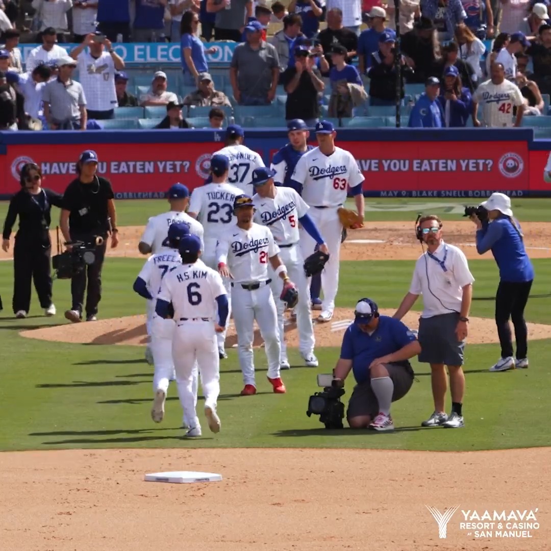 Victory formation! Dodgers x Yaamava' Resort & Casino