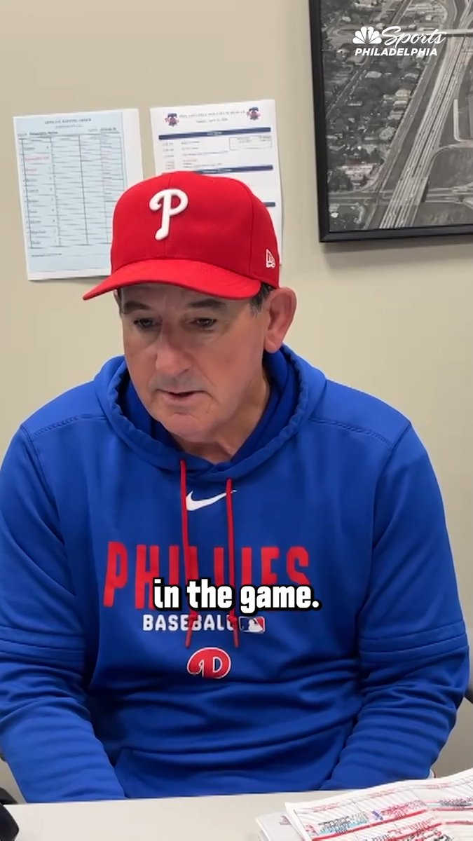 Rob Thomson: “Kevin [Long] is one of best in the game. There’s a couple of Hall of Famers out there that will tell you that.” (Via NBC Sports Philadelphia)