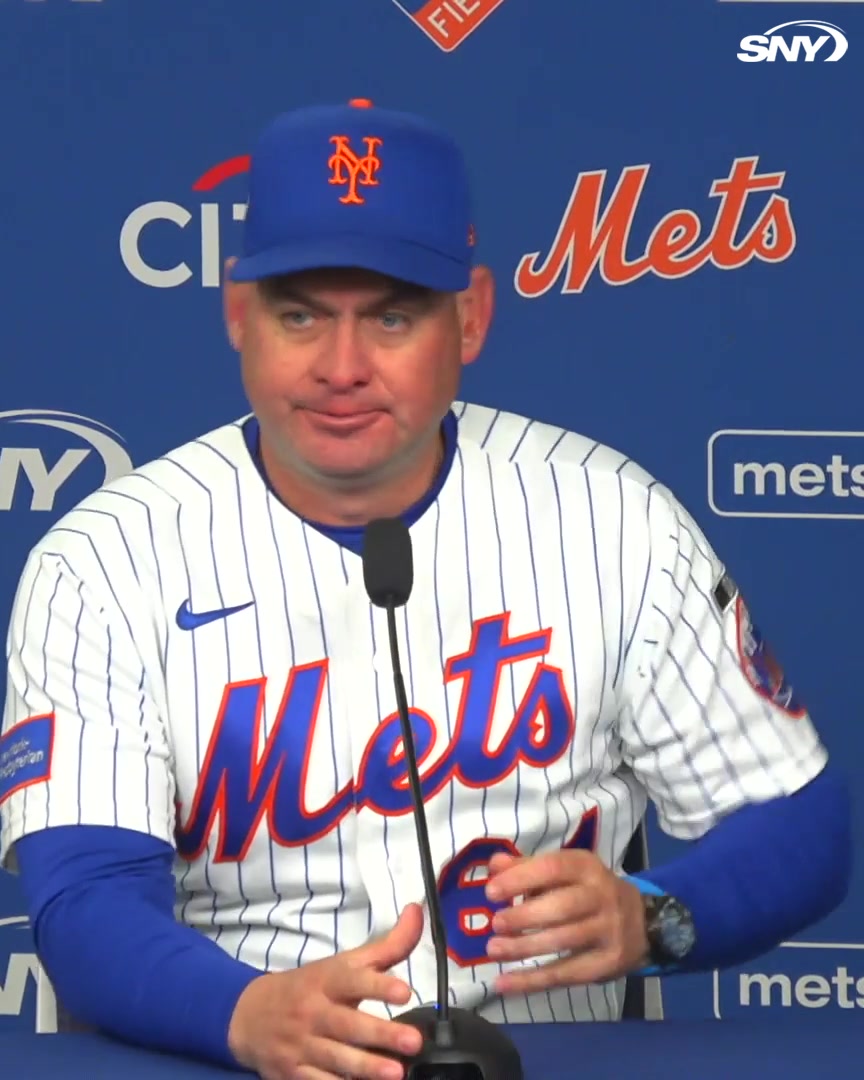 The Mets' offensive struggles are "hard to explain," says Carlos Mendoza: "It's hard to describe...it's just not a good showing. Not good at-bats up and down."
