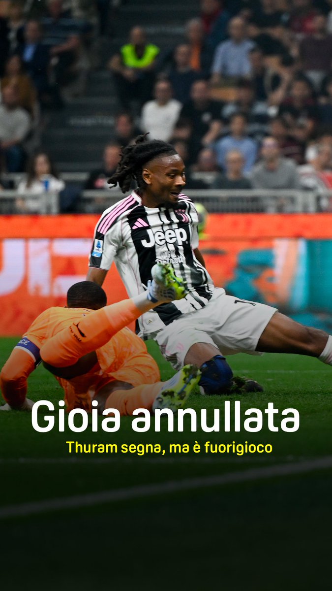 𝑲𝒉𝒆𝒑𝒉𝒓𝒆𝒏 𝑻𝒉𝒖𝒓𝒂𝒎 ❌⚽️ Batte Maignan, ma è in fuorigioco ⚠️ #MilanJuve #SerieAEnilive #DAZN