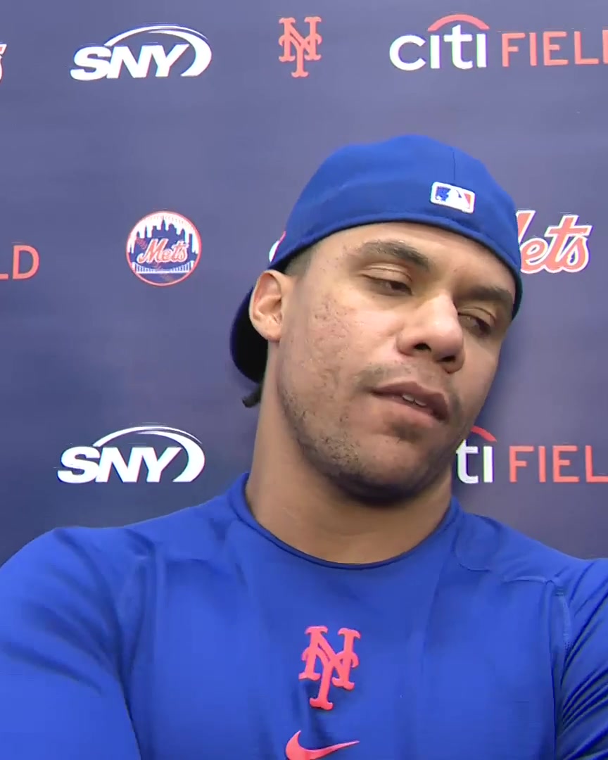 Juan Soto on the Mets' offense: "We all know what kind of talent we have in that lineup...it's just a matter of time that they're going to wake up and bring the best of our themselves"