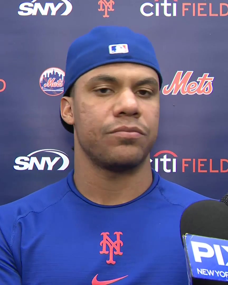 "This is not Mendy's fault or David's fault. They put a great team together. We have to be the ones that will go out there and perform. This is not [Carlos Mendoza's] fault at all." - Juan Soto