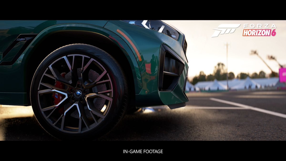 車体から放たれる圧倒的な存在感。 『2024 BMW X6 M Competition』で、会場の視線を独占しよう。 #NewToForza