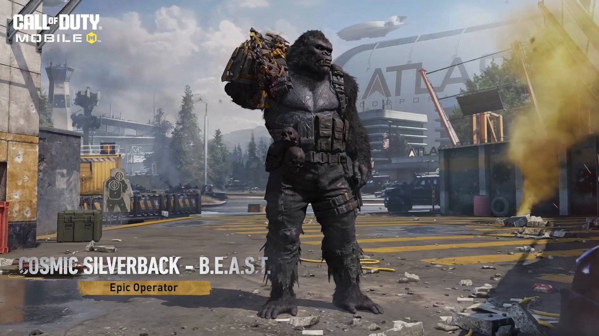 Check out what Cosmic Silverback - B.E.A.S.T. looks like in-game 🔥 Unlock him and the Legendary Chopper - B.E.A.S.T. Rifle NOW in the Kong Draw.
