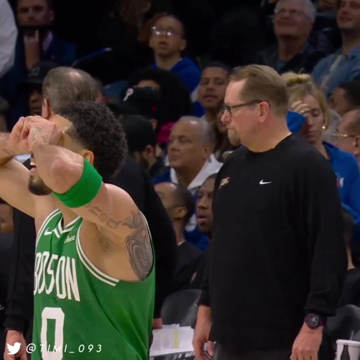 Pritchard and Tatum just having fun out there