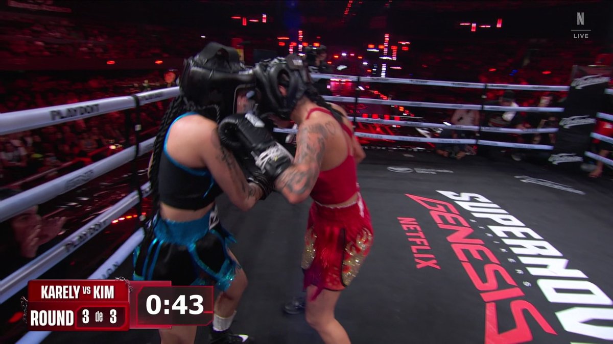 THE LAST 90 SECONDS BETWEEN KARELY RUIZ AND KIM SHANTAL 😮💨 They gave it everything 🔥 #SupernovaGenesis LIVE on Netflix!