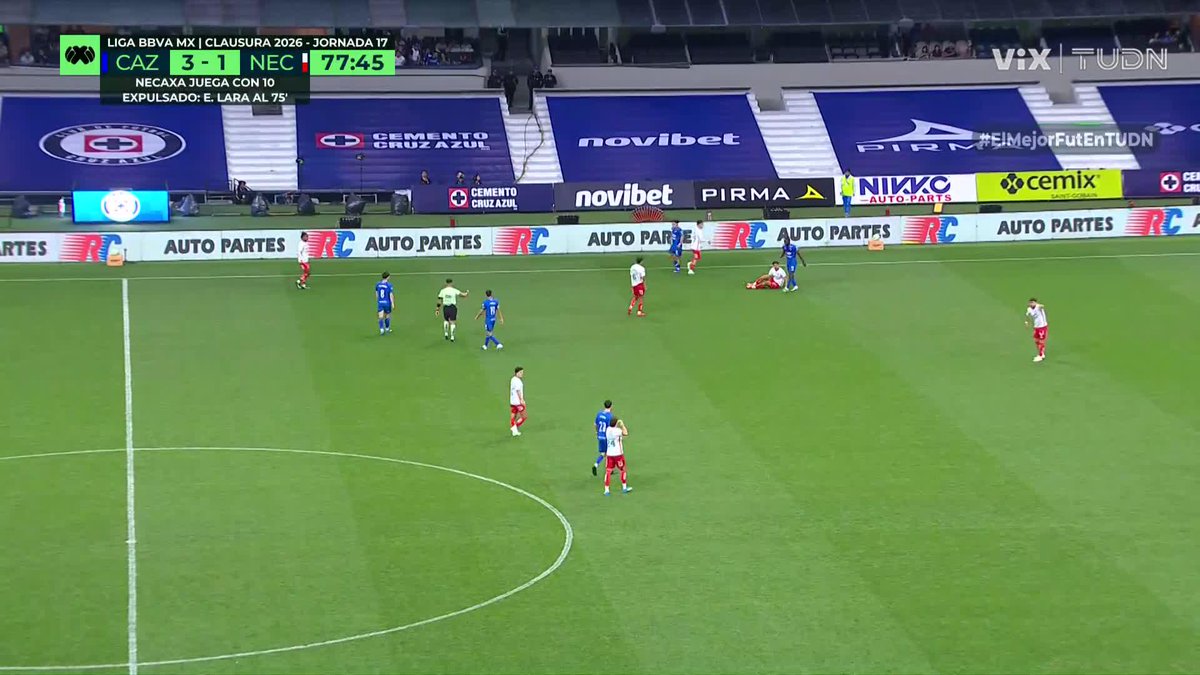 ¡GOOOL DE CRUZ AZUL! GOLAZO DE ROMERO! 🥵⚽ Romero le pegó directo a portería y pone el 3-1 ante Necaxa #ElMejorFutEnTUDN