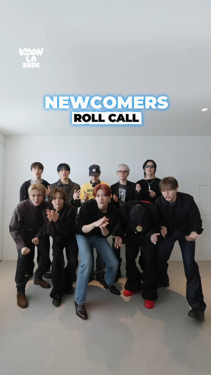 [#KCONLA2026] NEWCOMERS ROLL CALL Meet the artists making their first appearance on the M COUNTDOWN STAGE at KCON LA 2026. Get ready to welcome them at KCON LA 2026. 𝐆𝐄𝐓 𝐘𝐎𝐔𝐑 𝐓𝐈𝐂𝐊𝐄𝐓 𝐍𝐎𝐖! 🎟️ 🔗Ticket Info - KCON LA 2026 AUG 14-16 Arena, LA Convention Center Let’s #KCON