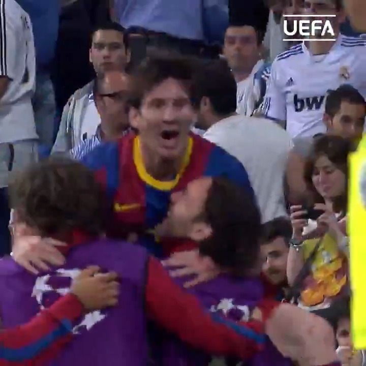 😱 SI, ESTE GOL HOY CUMPLE ¡15 AÑOS! 🔙🐐 El 27 de abril del 2011, Leo Messi hizo una de sus mejores obras de arte de su carrera: ⚽ Real Madrid 0-2 Barcelona 🏟️ Santiago Bernabéu 🏆 Semifinal ida de la #CHAMPIONSxESPN 📺 UEFA Champions League