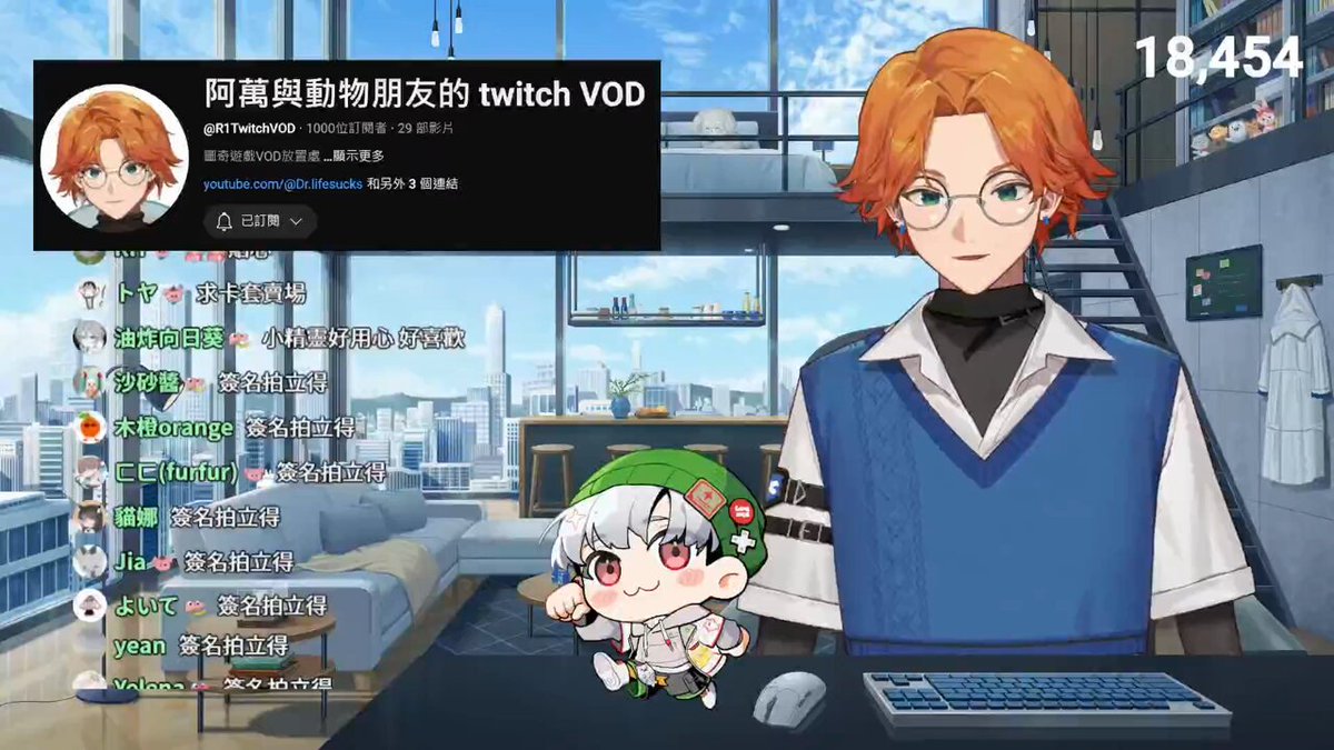 🍊:如果vod頻道超過主頻道的話，我就幫你委一個正比模型 🦭:蛤？？？哪有可能超過啊？🤨 🍊:但是如果真的超過的話，得到這樣的獎賞不是很合理嗎？ 🦭:是合理啊，但是不可能啊😅 🍊:又不可能了～ 🦭:我只會拿那個頻道一直玩超久的遊戲 🍊:主頻道就是企劃型，副頻道就是廢人vod，這樣不是很好嗎