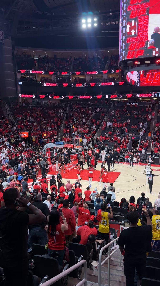 Rockets acting all tough after winning a game… yeah let’s blow these mf’s out on Wednesday 😈