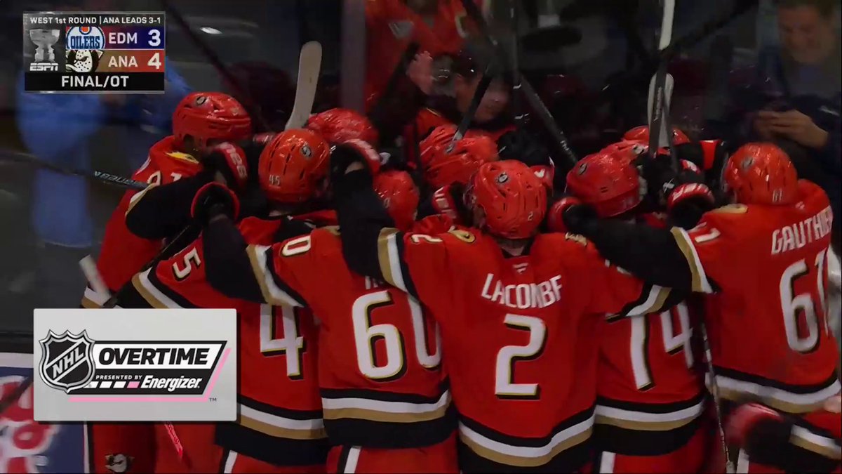 RYAN POEHLING IS YOUR Energizer OVERTIME HERO! 🦸‍♂️ ANAHEIM LEADS 3-1 IN THIS #STANLEYCUP PLAYOFFS SERIES!