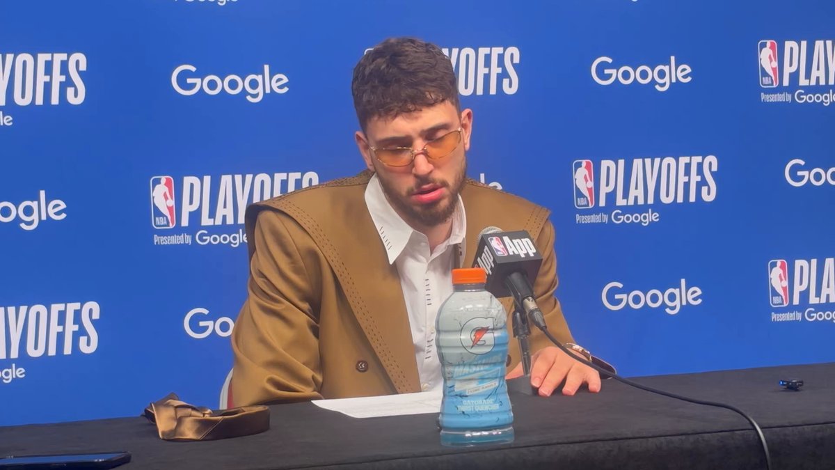 Multiple Rockets players mentioned how Alperen Sengun motivated the team with a pre-game speech. He’s come a long way from when he first got in the league and needed a translator. Asked him about it postgame: Sengun: “My English was good?” Amen: “You messed up at one point but I don’t care” 😂
