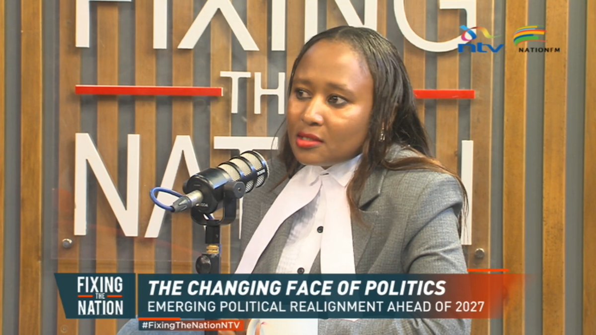 Njeri Maina: I will not resign from UDA. I'm supporting DCP on a matter of principle. Kirinyaga Woman Rep argues that resigning to trigger a by-election would be a waste of public funds so close to 2027. #FixingTheNationNTV Nation FM Eric Latiff Nomadic Panda 🐼 Fellaris Wambui
