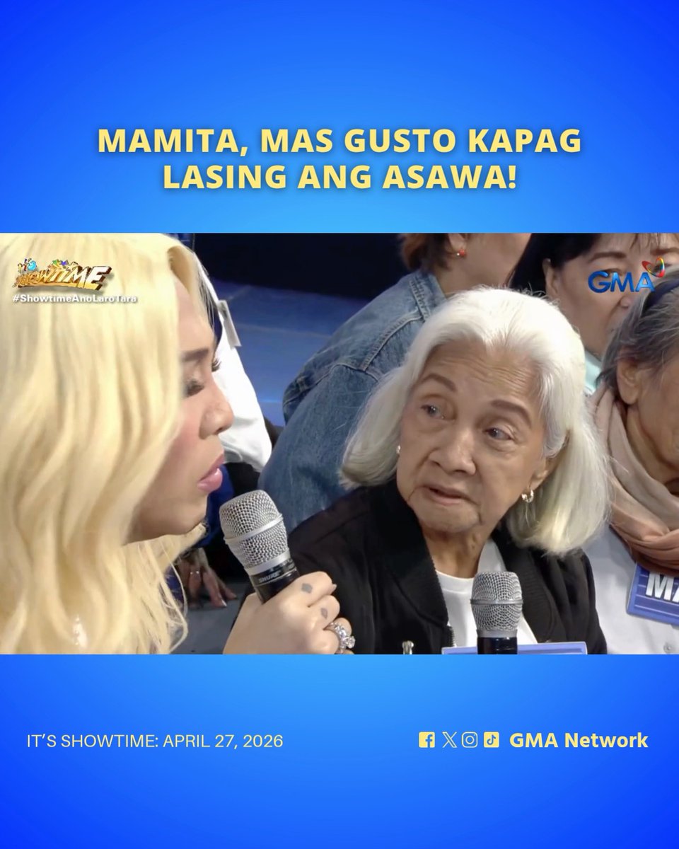 #ItsShowtime #Highlights: Nasa daan pa lang ang asawa, bagong "goli" na si Mamita! 🤣 #ViceGanda Watch #ItsShowtime every 12:00 p.m. from Monday to Saturday on GMA. For more videos, visit: Watch the full episodes of your favorite GMA shows on the new GMA Play app. Download now on Google Play and App Store. Also available on and Android TVs!