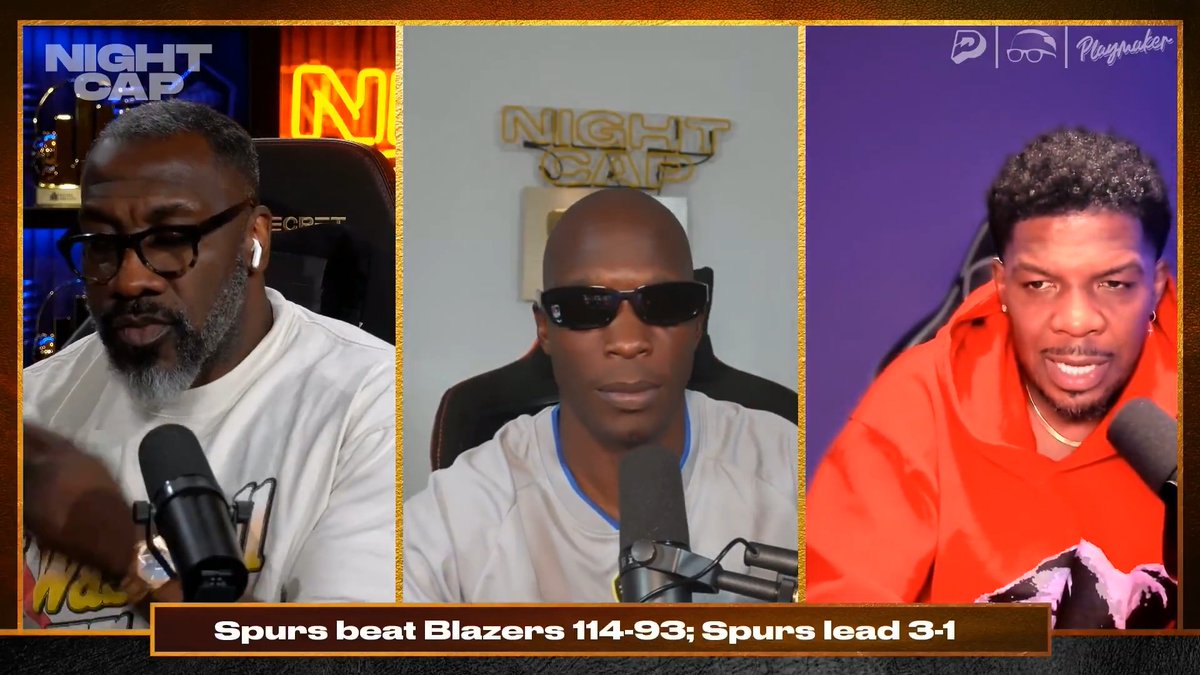 Wemby DOMINATES in his return as the Spurs STORM back to take a 3-1 lead over the Blazers 😤 shannon sharpe | Chad Johnson | isojoe | #Nightcap