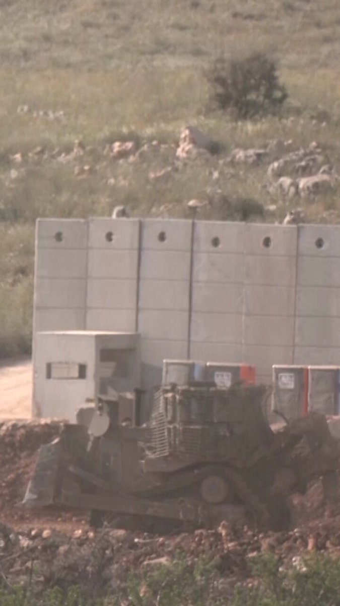 Israeli military vehicles and convoys of tanks were seen moving along the northern border while pillars of smoke billowed in southern Lebanon, as the hostilities between Israel and Hezbollah persist, despite a U.S. brokered ceasefire.