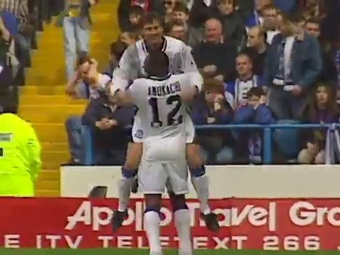 #OnThisDay 1996 Andre Kanchelskis runs riot and hits a hat trick as Everton win 5-2 at Sheffield Wednesday. John Ebbrell and Daniel Amokachi get one each, as Joe Royle’s men move up to 6th. #EFC #UTFT #Everton