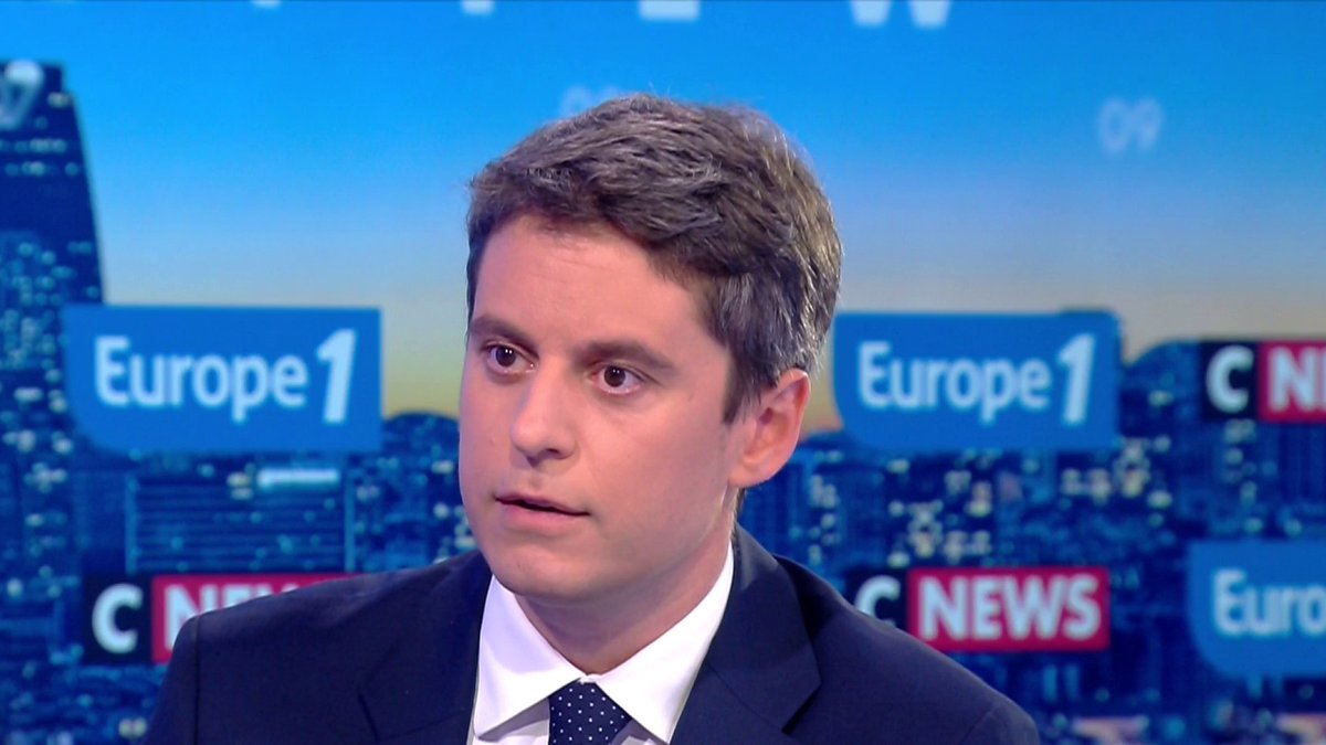 Gabriel Attal sur le port du voile chez les fillettes : «Personne ne peut croire qu'une fillette fait le choix elle-même de se voiler», dans #LaGrandeInterview Toute l'info est à retrouver sur