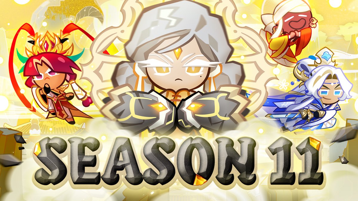 Powerful techniques that will send powerful tremors throughout the Land of Martial Tarts await! The Cookies' journey to restore peace to the realm has begun. Catch a sneak preview of what's to come in the update video released at 7PM on April 28! #CookieRun #OvenBreak #Season11