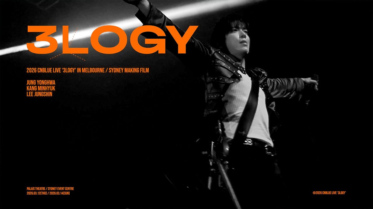 2026 CNBLUE LIVE '3LOGY' IN MELBOURNE & SYDNEY Making Film ✔ #CNBLUE #씨엔블루 #3LOGY