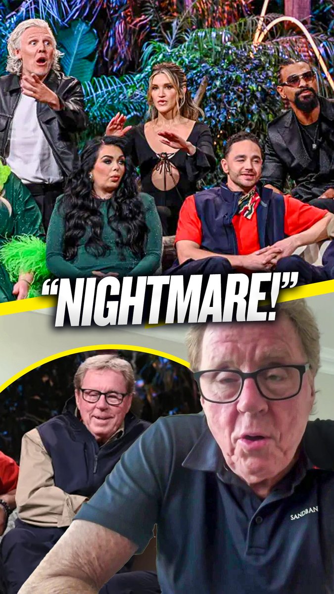 🤦‍♂️ "I thought it was The Jeremy Kyle Show!" 😬 "I've never seen so much aggravation... it all got out of hand!" Harry Redknapp was shocked by the drama that unfolded on the #ImACeleb final! 😳