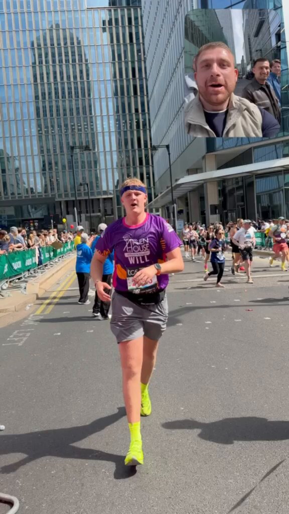 An amazing marathon run for William 🤣🤣bosh